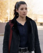 Chicago Fire S14 Violet Mikami Suede Jacket