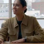 Chicago Fire Stella Kidd Suede Bomber Jacket