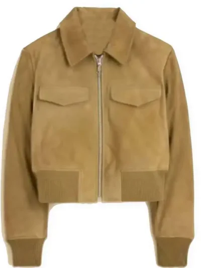 Chicago Fire Stella Kidd Suede Bomber Jacket