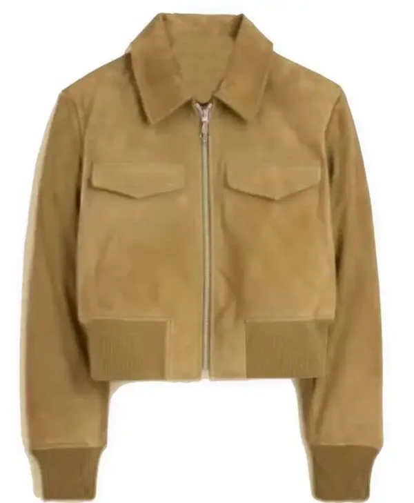 Chicago Fire Stella Kidd Suede Bomber Jacket