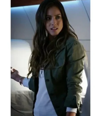 Chloe Bennet Agents of Shield S1 Agent Daisy Skye Green Jacket