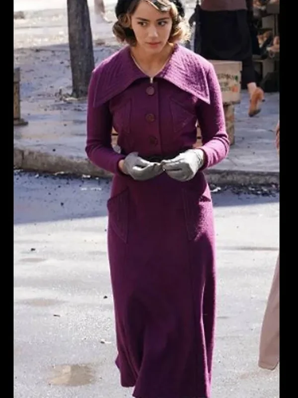 Chloe Bennet Agents of Shield S7 Purple Long Coat