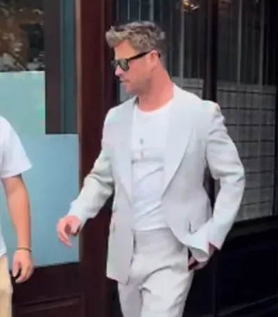 Chris Hemsworth Celebrating 43rd HBD Blazer
