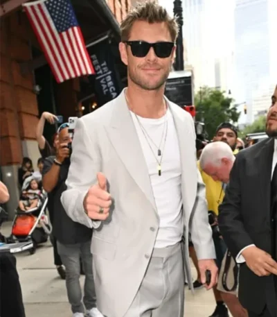 Chris Hemsworth Celebrating 43rd HBD Blazer