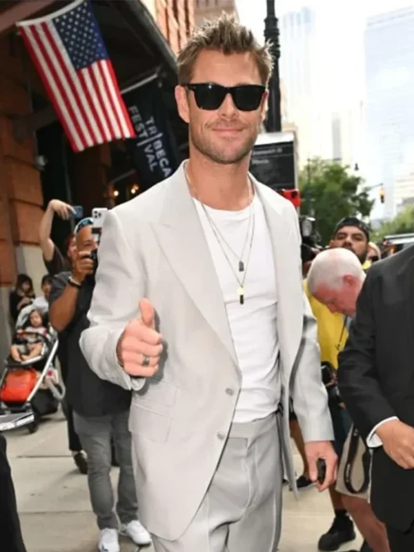 Chris Hemsworth Celebrating 43rd HBD Blazer