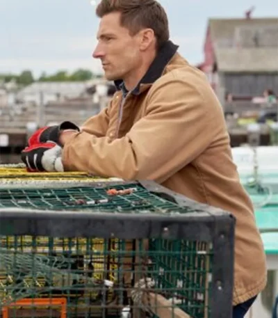 Christmas Island Andrew W. Walker Brown Cotton Jacket