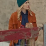 Christmas On The Alpaca Farm Kirsten Comerford Brown Jacket