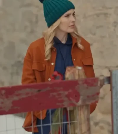 Christmas On The Alpaca Farm Kirsten Comerford Brown Jacket