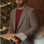Christmas On The Alpaca Farm Matt Wells Grey Blazer
