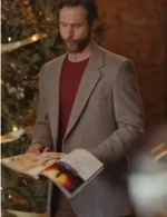 Christmas On The Alpaca Farm Matt Wells Grey Blazer