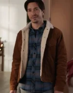 Christmas With The Campbells Justin Long Brown Jacket