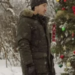 Christmas With The Campbells Justin Long Green Hooded Jacket