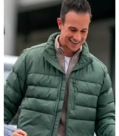 Christmas with You 2022 Freddie Prinze Puffer Jacket