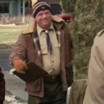 Christmas with the Kranks Mr. Scanlon Brown Shearling Jacket