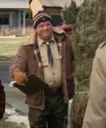 Christmas with the Kranks Mr. Scanlon Brown Shearling Jacket