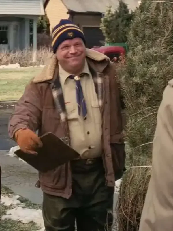 Christmas with the Kranks Mr. Scanlon Brown Shearling Jacket