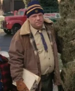 Christmas with the Kranks Mr. Scanlon Brown Shearling Jacket