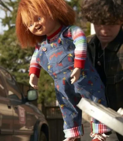 Chucky Doll Blue Romper