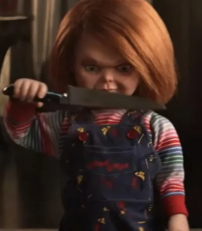 Chucky Doll Blue Romper