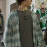 Chucky Jake Wheeler Blue Plaid Hooded Shirt