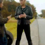 Chucky Kyle Black Biker Jacket
