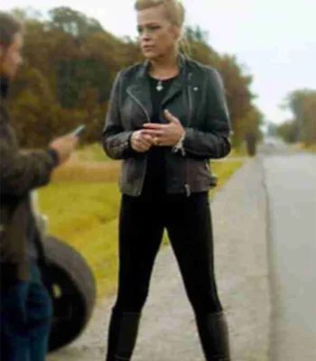 Chucky Kyle Black Biker Jacket
