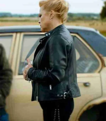 Chucky Kyle Black Biker Jacket
