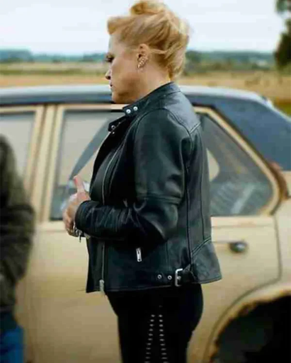 Chucky Kyle Black Biker Jacket