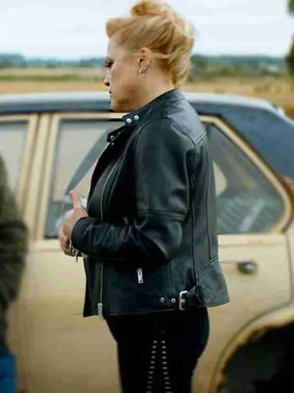 Chucky Kyle Black Biker Jacket