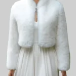 Cindly Kimberly White Fur Jacket