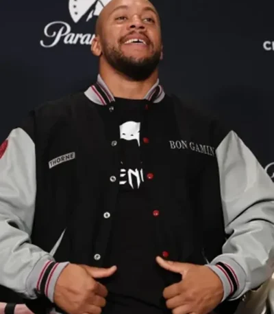 UFC Freedom 250 Media Day Ciryl Gane Jacket