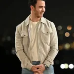 Claim to Fame Kevin Jonas Trucker Suede Jacket