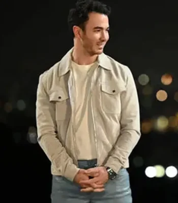 Claim to Fame Kevin Jonas Trucker Suede Jacket