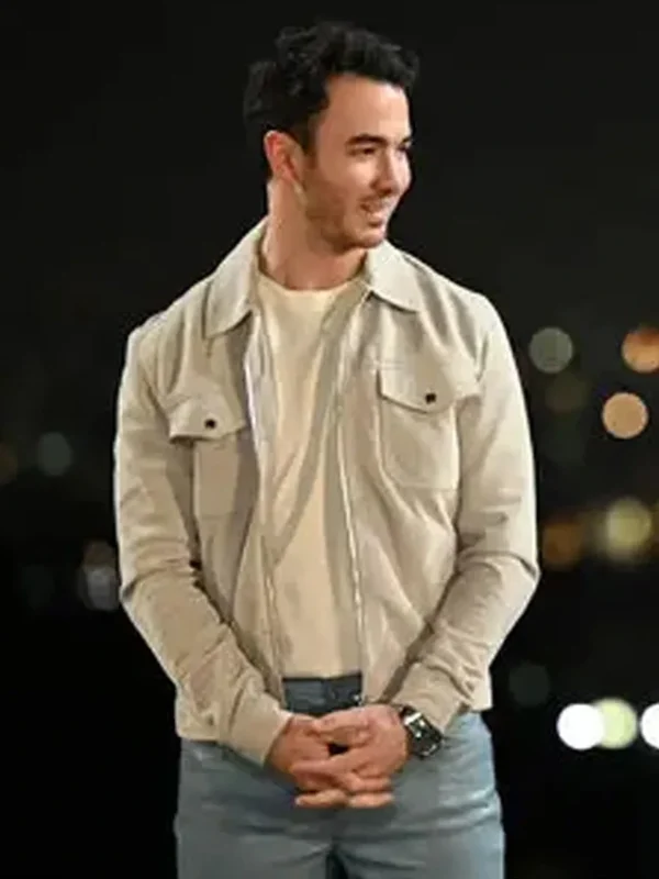 Claim to Fame Kevin Jonas Trucker Suede Jacket