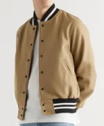 Claim to Fame Kevin Jonas Wool Varsity Jacket