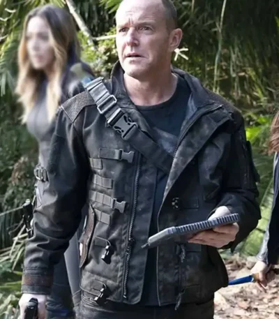 Clark Gregg Agents of Shield S7 Black Jacket