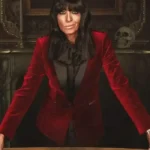 Claudia Winkleman The Celebrity Traitors S01 Red Blazer