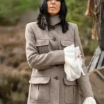 Claudia Winkleman The Celebrity Traitors Wool Jacket