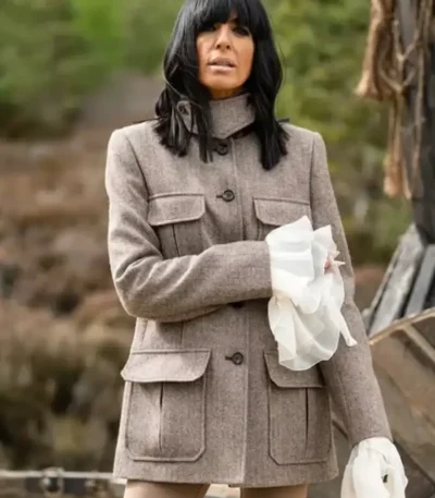 Claudia Winkleman The Celebrity Traitors Wool Jacket