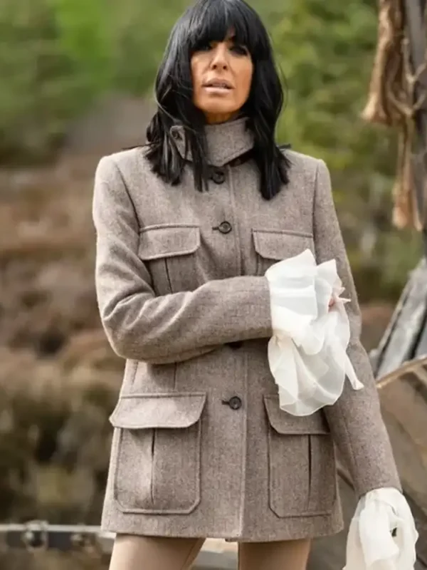 Claudia Winkleman The Celebrity Traitors Wool Jacket