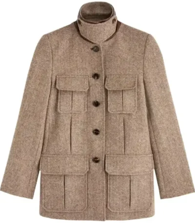 Claudia Winkleman The Celebrity Traitors Wool Jacket