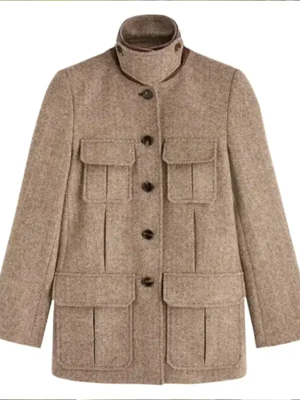 Claudia Winkleman The Celebrity Traitors Wool Jacket