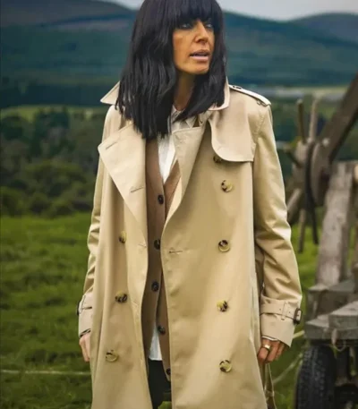 Claudia Winkleman The Traitors UK Beige Coat