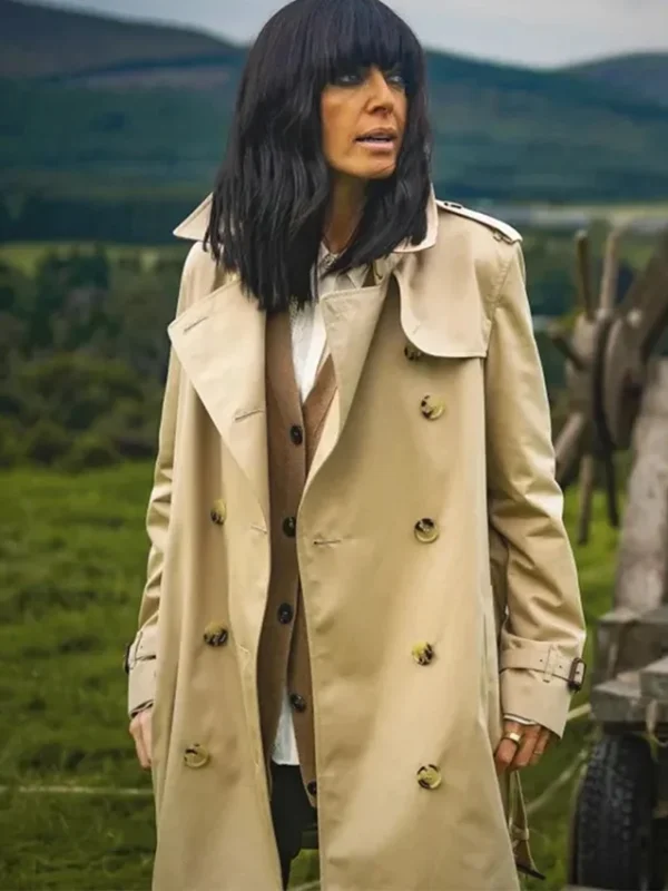 Claudia Winkleman The Traitors UK Beige Coat