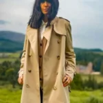 Claudia Winkleman The Traitors UK Beige Coat