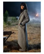 Claudia Winkleman The Traitors UK Grey Coat