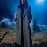 Claudia Winkleman The Traitors UK Grey Coat