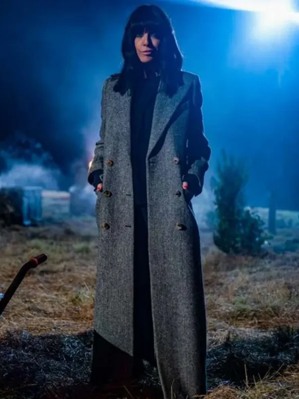 Claudia Winkleman The Traitors UK Grey Coat