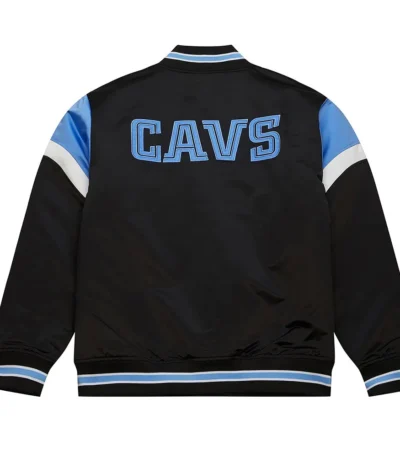 Cleveland Cavaliers Heavyweight Black Satin Jacket