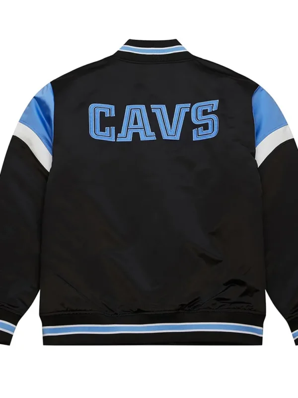 Cleveland Cavaliers Heavyweight Black Satin Jacket